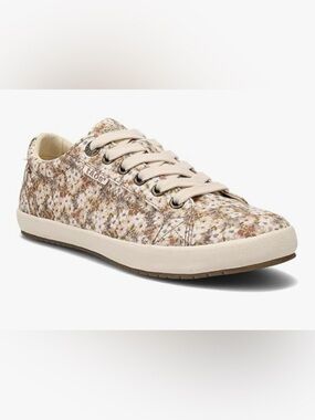 Taos Star Sneakers - Natural Multi Floral Print